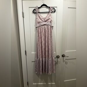 Altar'd State Pink Multi Floral Dress Size S NWT